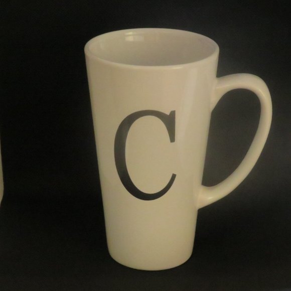 American Atelier Monogram 'C' Ceramic Mug (K413) - Picture 2 of 8